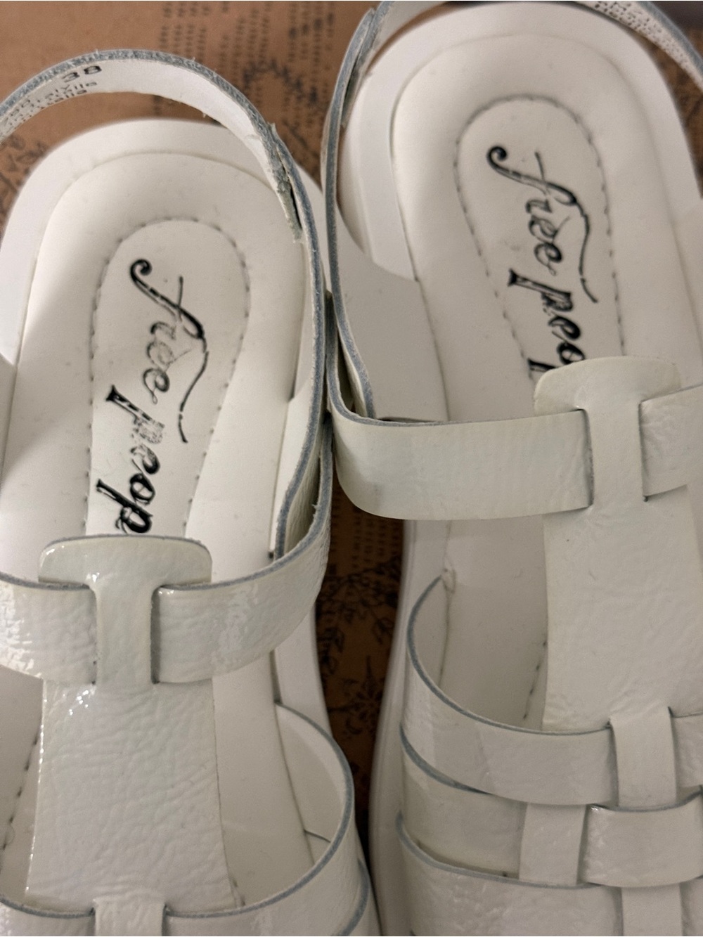 Free People White Woven Platform Fisherman Sandals - Picture 4 of 9